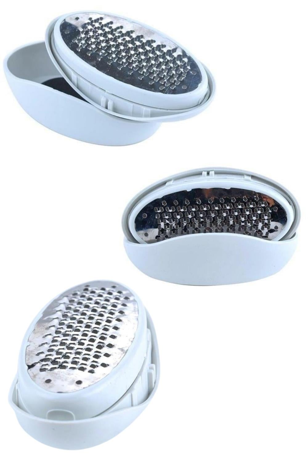 Vos Versa Ped Egg Pratik Kolay Ayak Bakım Törpüsü Topuk Rendesi Bakım Aleti Beyaz VVHM0007