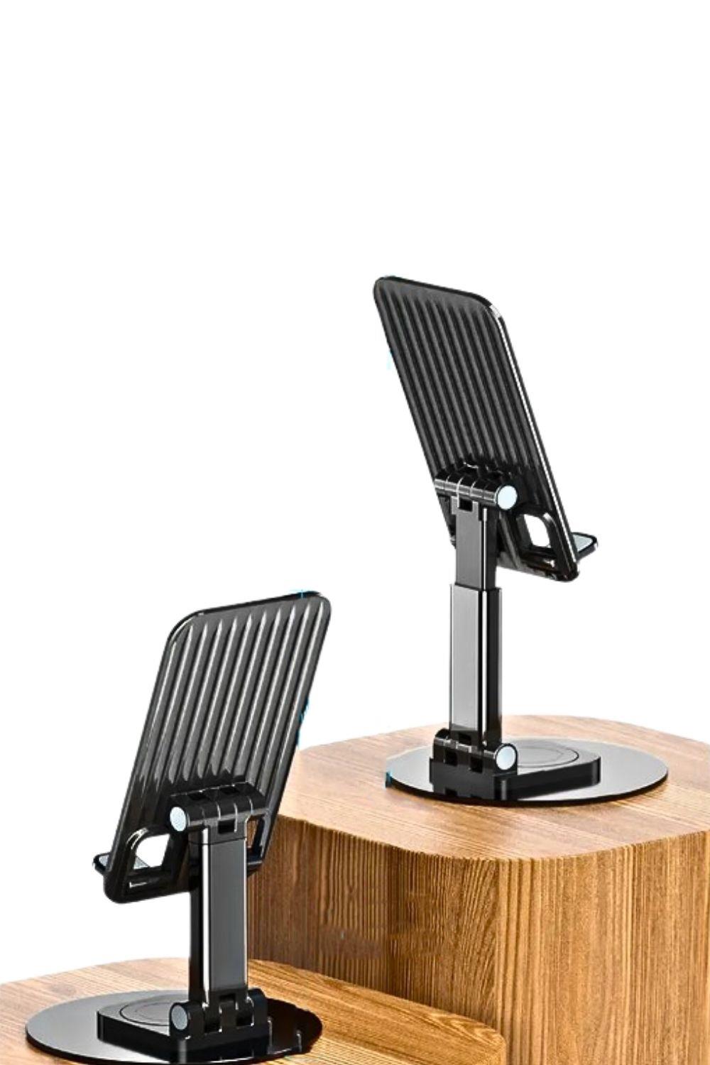 Vos Versa Telefon ile Tablet Standı Masaüstü Kaymaz Metal Kasalı 360 Derece Dönebilir ve Katlanabilir VK1013