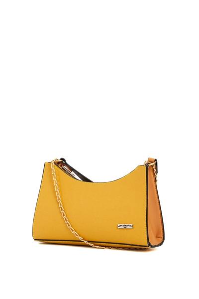 Aqua di Polo 1987 APBV003905 Kadın Sarı Omuz Çantası