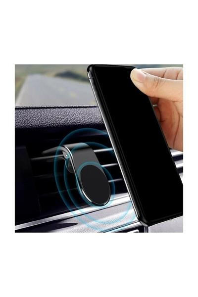 Rowen Mıknatıslı Siyah Araç Içi Telefon Tutucu