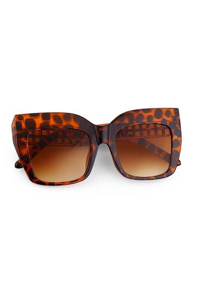 Royal Club de Polo Barcelona RPSC002503 Kadın Kahverengi leopar Güneş Gözlüğü