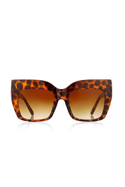 Royal Club de Polo Barcelona RPSC002503 Kadın Kahverengi leopar Güneş Gözlüğü