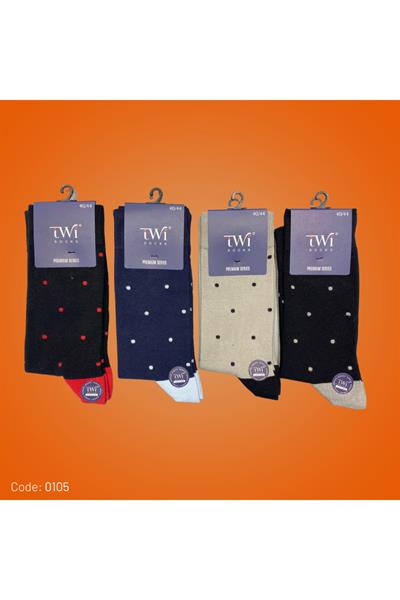 Twisocks Pamuk Soket Noktalı Desen Karışık Çorap 12li
