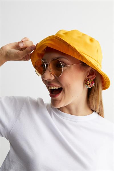 Unisex Altın Güneş Gözlüğü Rpss025404
