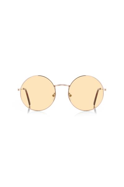 Unisex Altın Güneş Gözlüğü Rpss025404