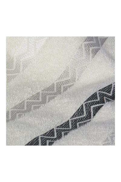 Vos Versa Bursa Varak Serisi 50x90cm %100 Pamuk 4lü Yüz Havlusu Beyaz VVHM0026