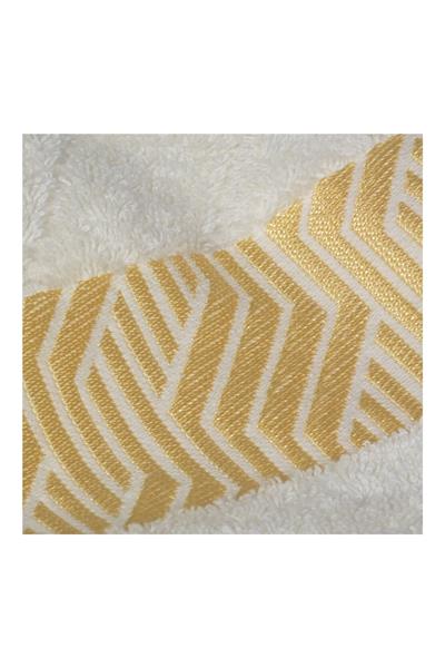 Vos Versa Bursa Varak Serisi 50x90cm %100 Pamuk 4lü Yüz Havlusu Beyaz VVHM0020