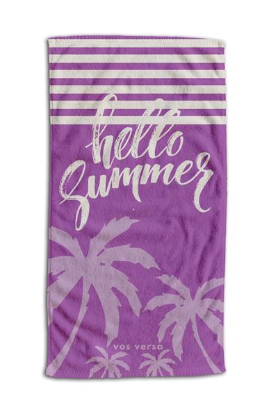 Vos Versa Dijital Baskı 2li Kadın Boy Plaj Havlusu 75x150cm Karışık VVHM0035