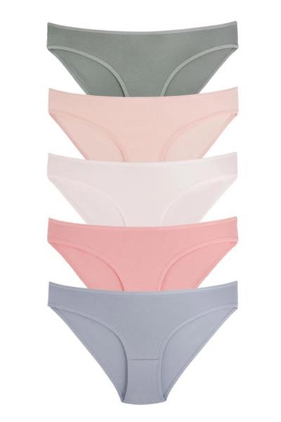 Vos Versa KozaBiat Kadın İç Giyim 5li Bikini Karışık Renk - S, M, L VKB1010