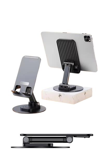 Vos Versa Metal 360° Dönebilen Katlanır Telefon Ve Tablet Standı VVE1039