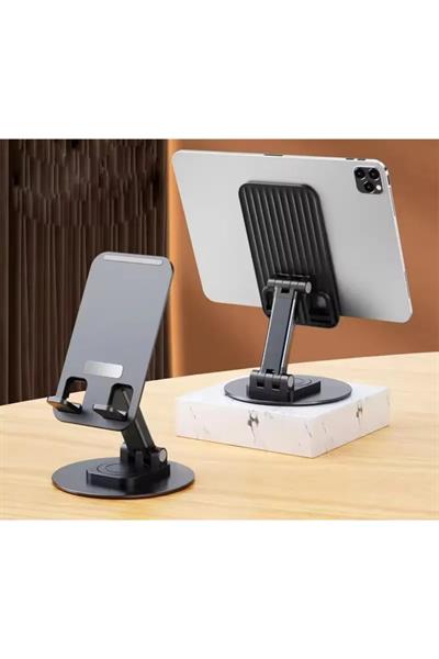 Vos Versa Metal 360° Dönebilen Katlanır Telefon Ve Tablet Standı VVE1039