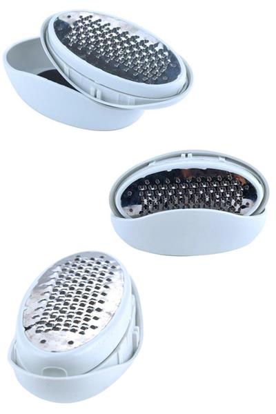 Vos Versa Ped Egg Pratik Kolay Ayak Bakım Törpüsü Topuk Rendesi Bakım Aleti Beyaz VVHM0007