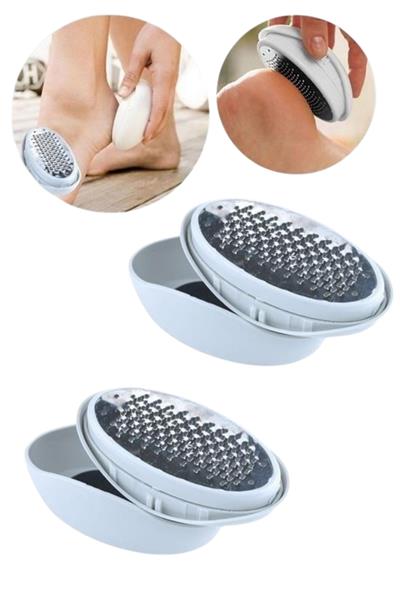 Vos Versa Ped Egg Pratik Kolay Ayak Bakım Törpüsü Topuk Rendesi Bakım Aleti Beyaz VVHM0007