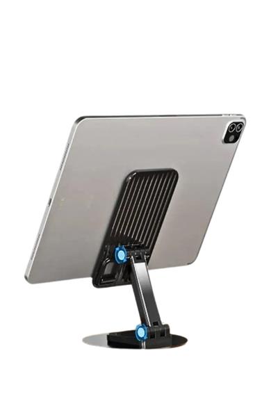 Vos Versa Telefon ile Tablet Standı Masaüstü Kaymaz Metal Kasalı 360 Derece Dönebilir ve Katlanabilir VK1013