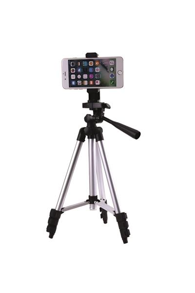 Vos Versa WT330A Tripod Profesyonel Cep Telefonu ve Kamera için Katlanır Ayaklı Su Terazili 135 Cm Taşıma Çantalı 360 ° / 90 °