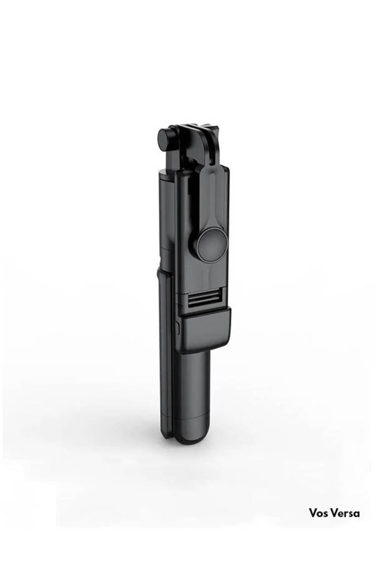 Led Işıklı Tripod Selfie Çubuğu Kablosuz Bluetooth Ile Uzaktan Kumanda