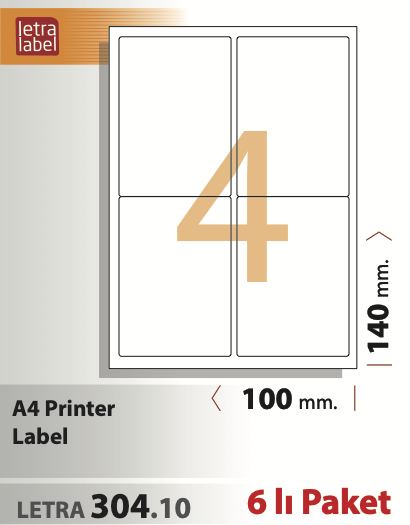 LETRA 404.10 ( 6 lı )