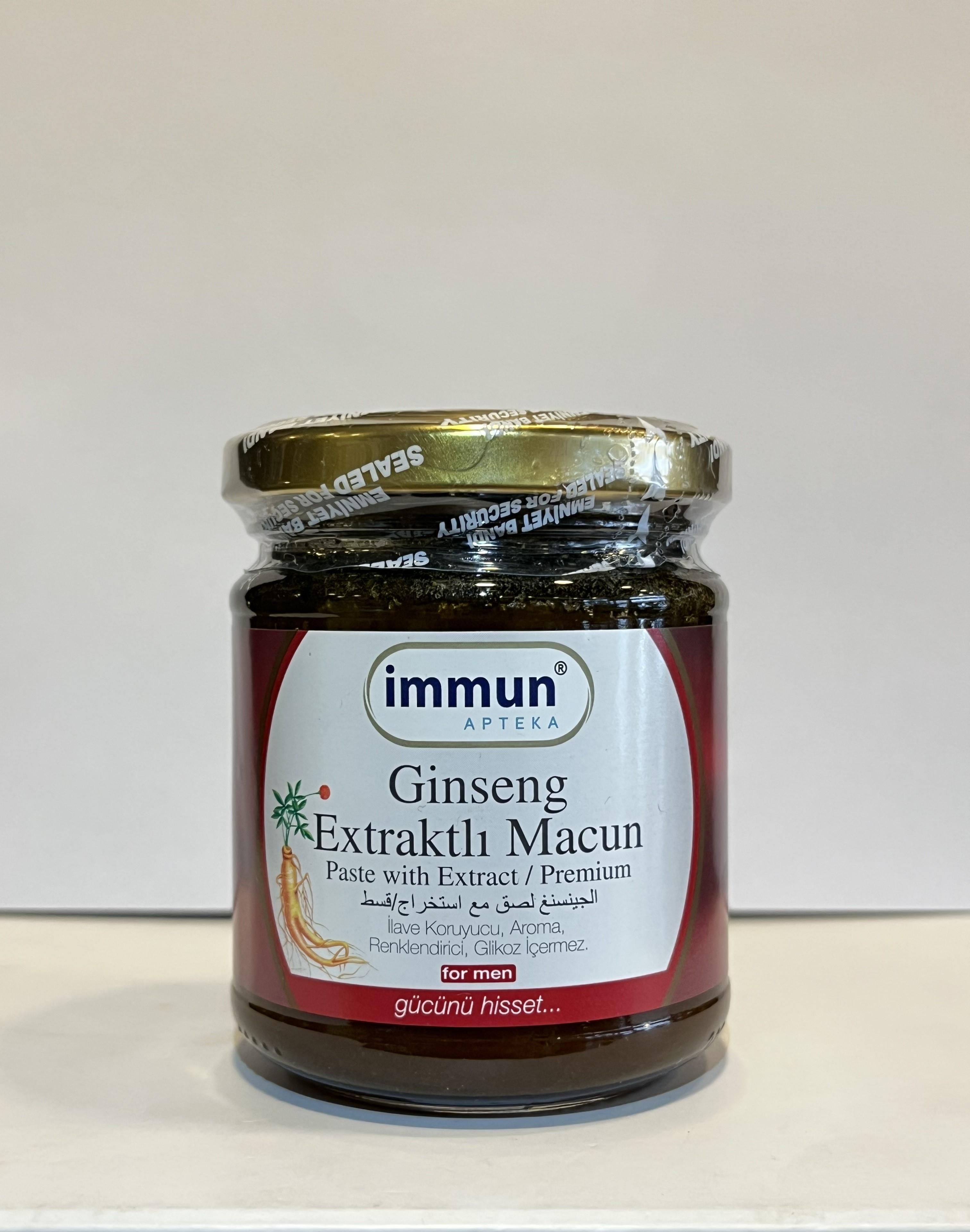 Ginseng Ekstraktlı Macun 240gr immun apteka
