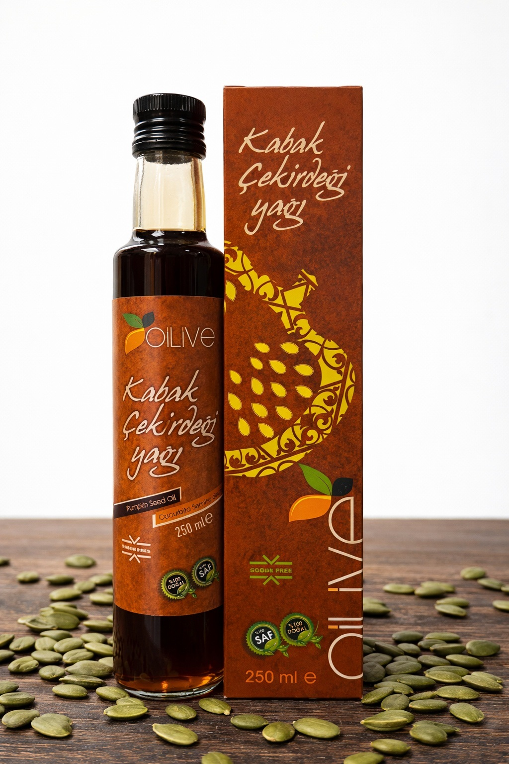 Kabak Çekirdeği Yağı 250 Ml Oilive