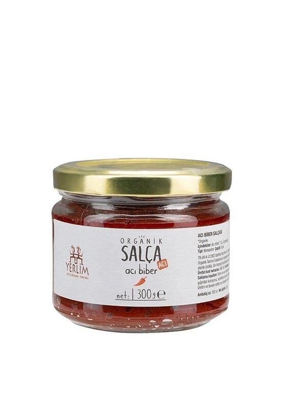 Organik Acı Biber Salçası 300gr Yerlim