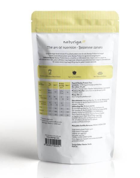 Organik Bezelye Protein Tozu 250 gr Naturiga