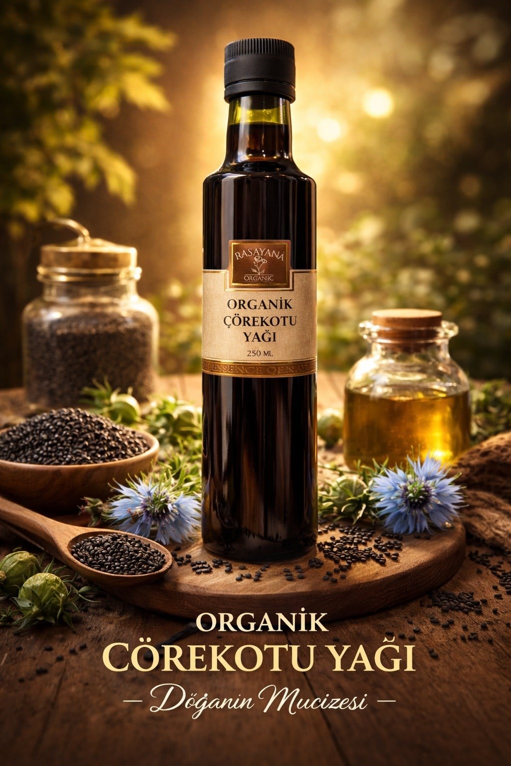 Organik Çörekotu Yağı 250Ml Rasayana