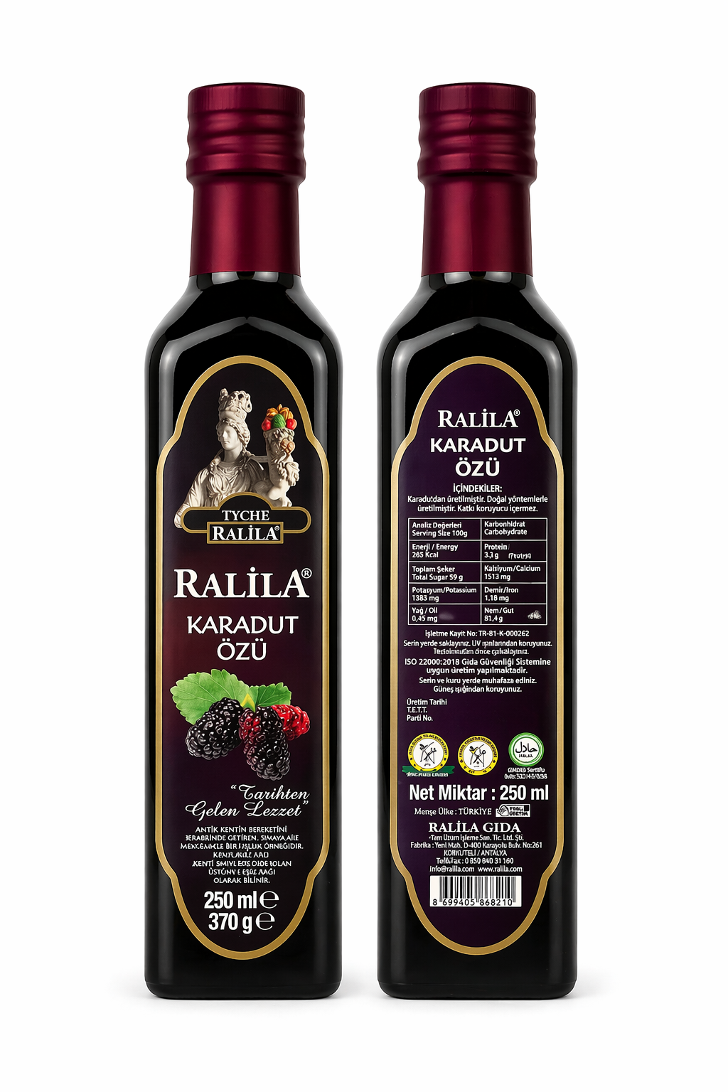 Organik Karadut Özü 370 gr Ralila