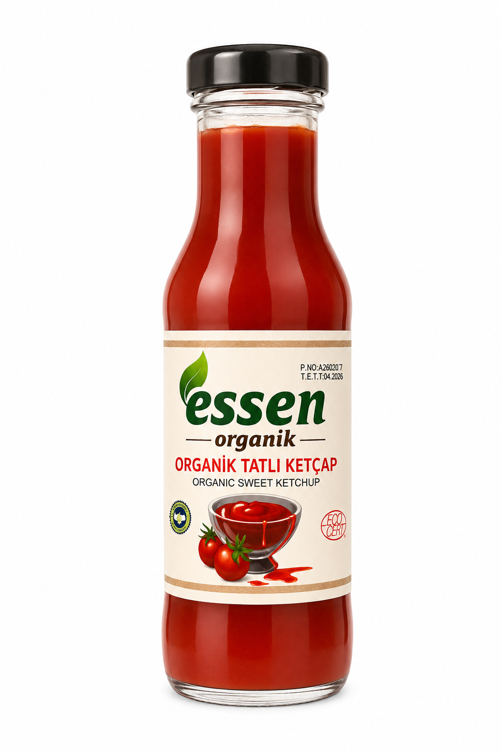 Organik Ketçap tatlı 300gr Essen