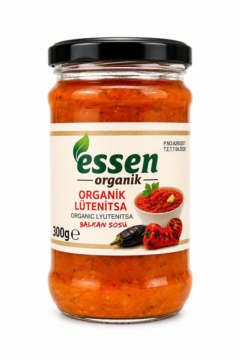 Organik Lütenitsa (Balkan Sosu) 290gr Essen