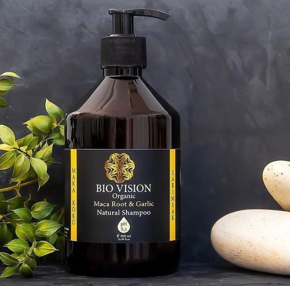 Organik Maca Kökü & Sarımsak Şampuan 500Ml Bio Vision