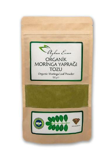 Organik Moringa Yaprağı Tozu 100gr Ayhan Ercan