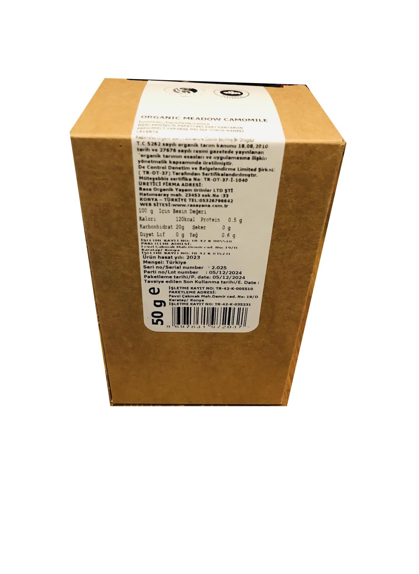 Organik Sarı Kantaronlu Karışık Bitki Çayı 50gr Rasayana