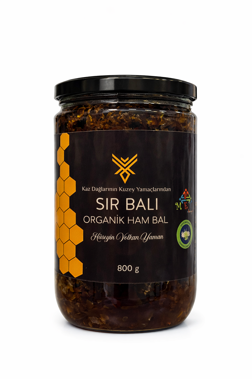 Organik Sır Balı 800gr Kaz Dağları