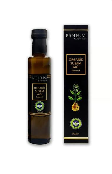 Organik Susam Yağı Soğuk Sıkım 250 ml Bioleum