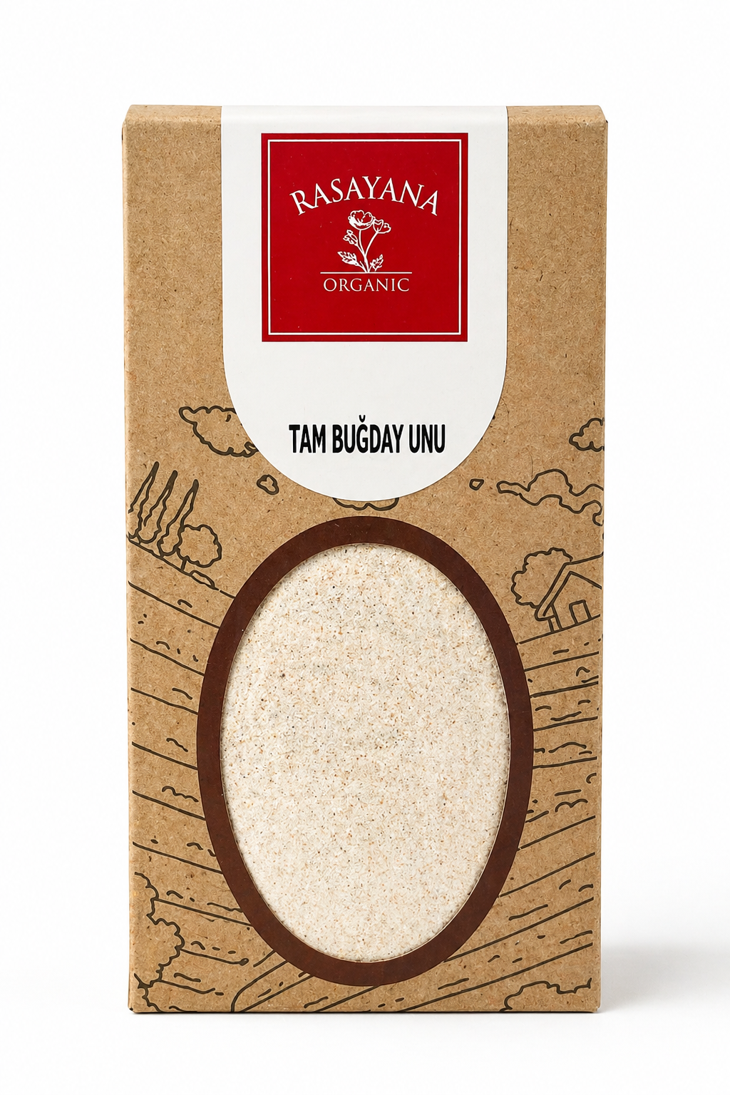 Organik Tam Buğday Unu 750gr Rasayana