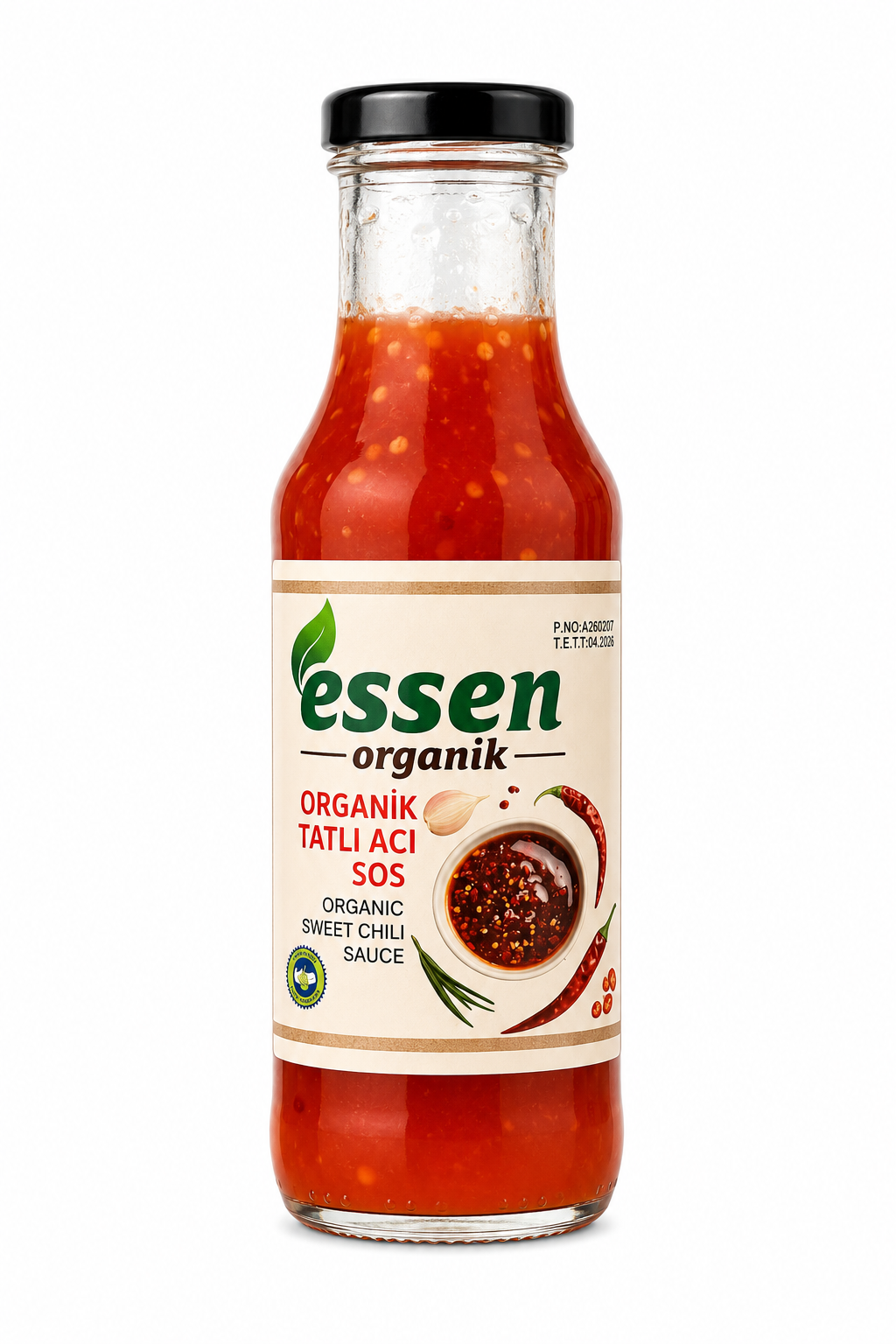 Organik Tatlı Acı Sos ( Sweet Chili Sos) 290gr Essen