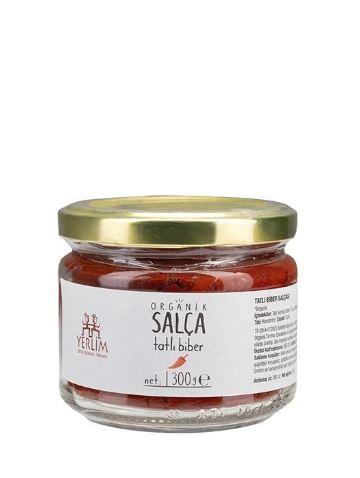 Organik Tatlı Biber Salçası 300gr Yerlim