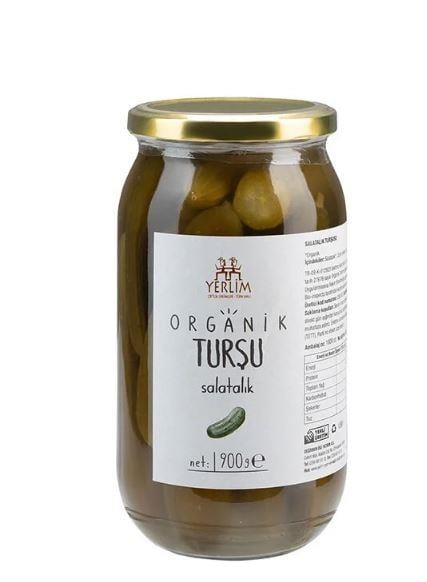 Organik Turşu Salatalık 900 gr Yerlim