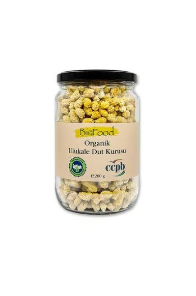 Organik Ulukale Beyaz Kuru Dut 200gr Biofood