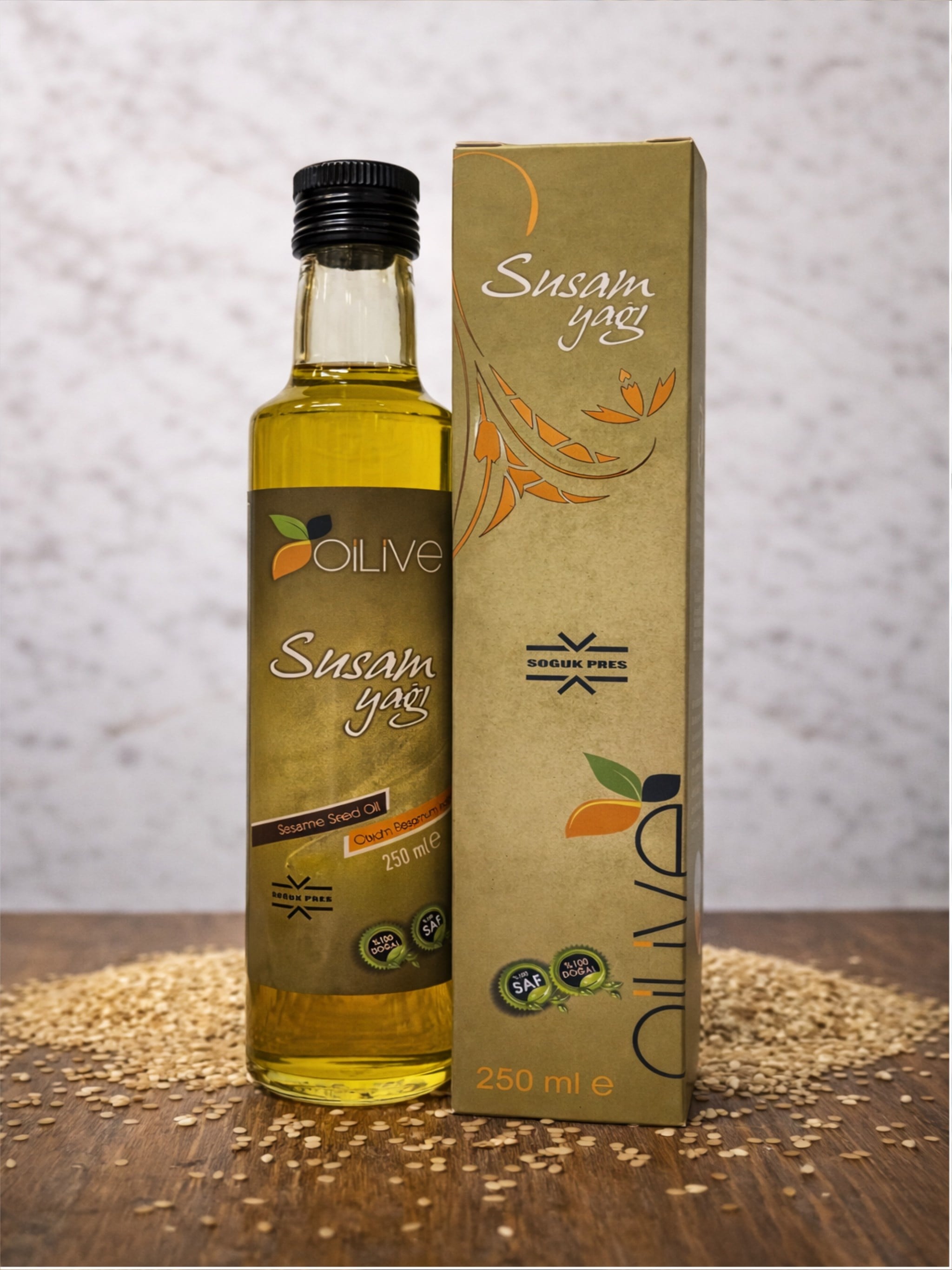 Susam Yağı Soğuk Sıkım 250ml Oilive