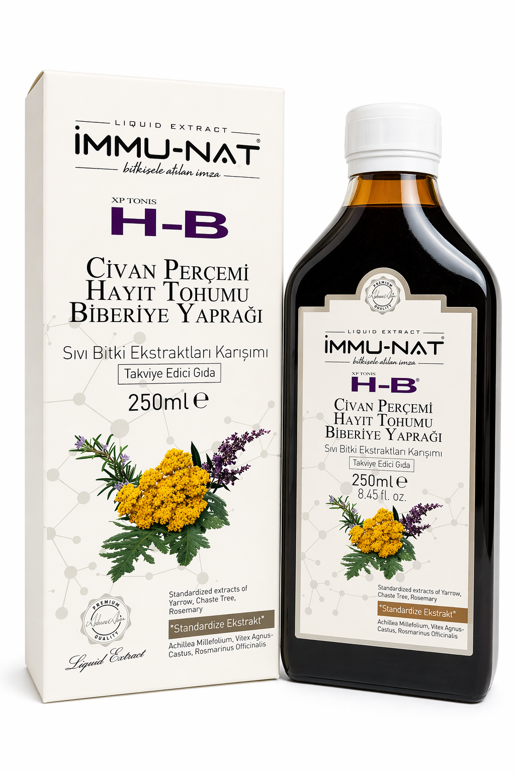 XP Tonis HB Hayıt-Civan Perçemi-Biberiye Ekstraktı 250Ml İmmunat