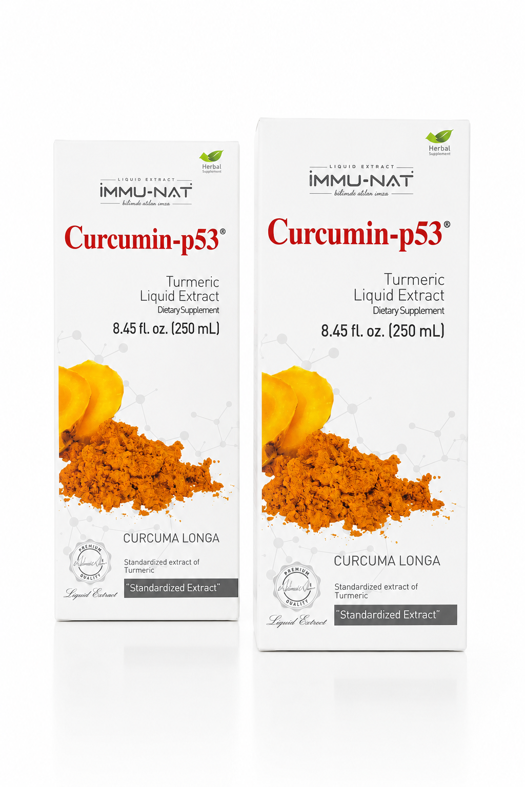 Zerdeçal Ekstraktı Curcumin-p53 250 Ml 2-adet İmmunat