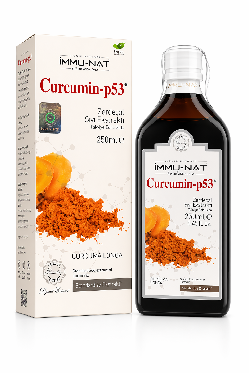 Zerdeçal Ekstraktı Curcumin-p53 250 Ml İmmunat