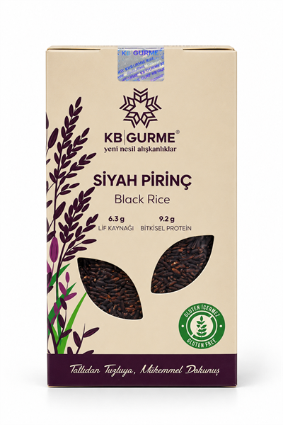 Glutensiz Siyah Pirinç 500gr KB Gurme