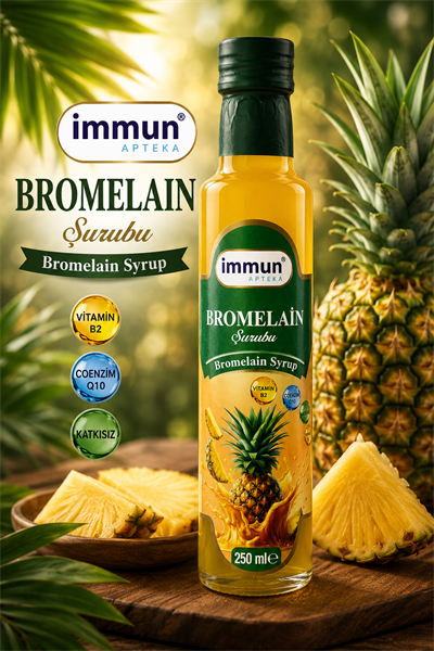 immun Apteka Ananas ve Bromelain Şurubu 250 ml