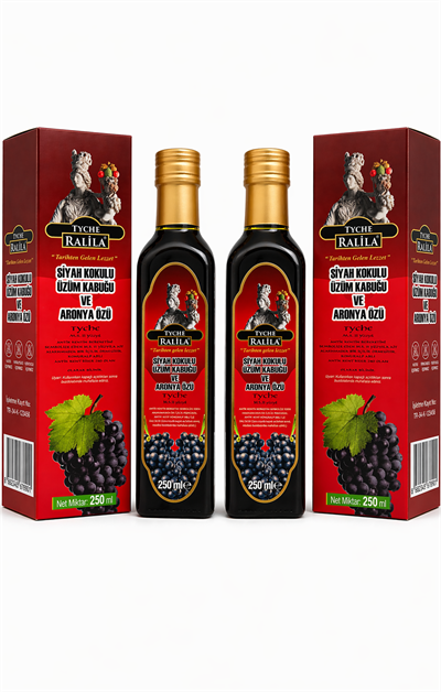 Kokulu Üzüm Kabuğu Ve Aronya Ekstraktı 250Ml X 2AdetRalila