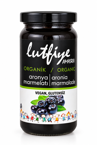 Organik Aronya Marmelatı 280gr Lütfiye