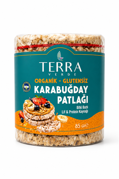 Organik Glutensiz Karabuğday Patlağı 85gr Terra Verde