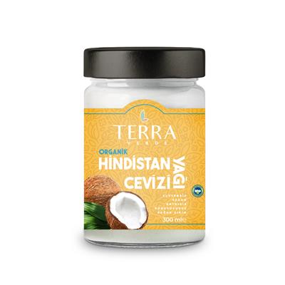 Organik Hindistan Cevizi Yağı Soğuk Sıkım 300Ml Organik Ham Kakao Tozu 140gr Terra Verde