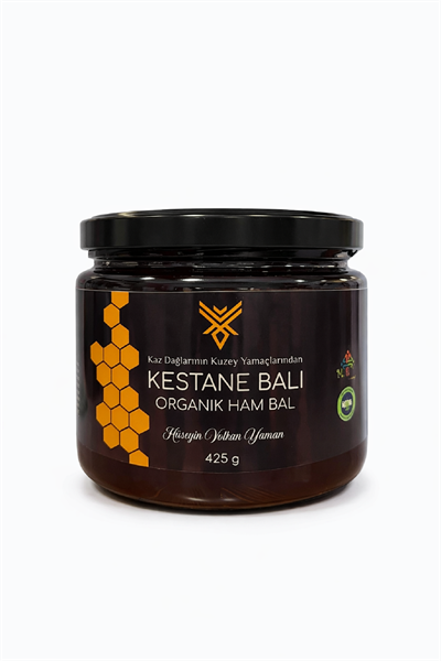 Organik Kestane Balı 425gr Kaz Dağları